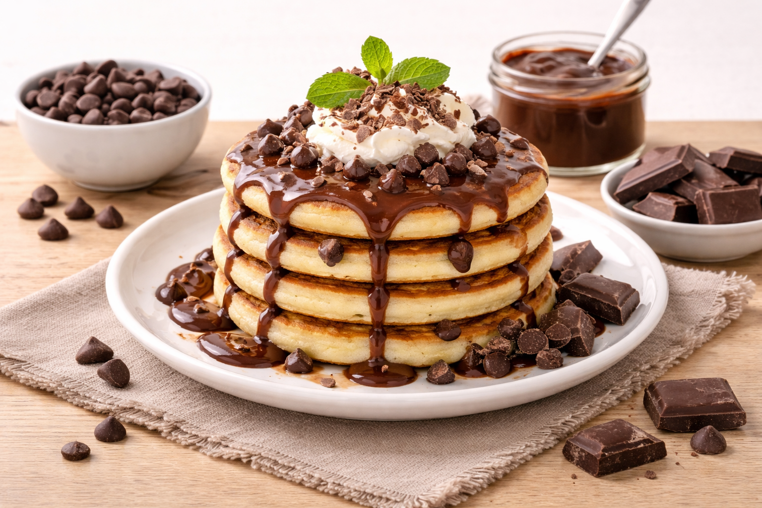 PROTE PANCAKES DE CHOCOLATE