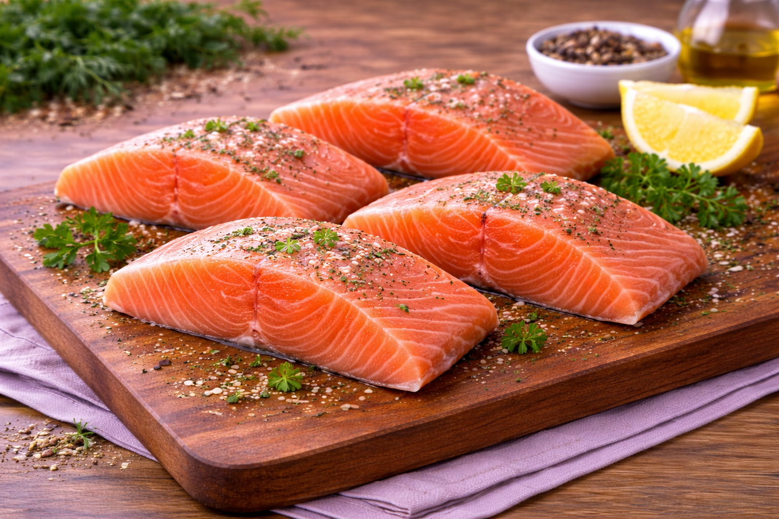 PORCIONES DE SALMÓN ROSADO