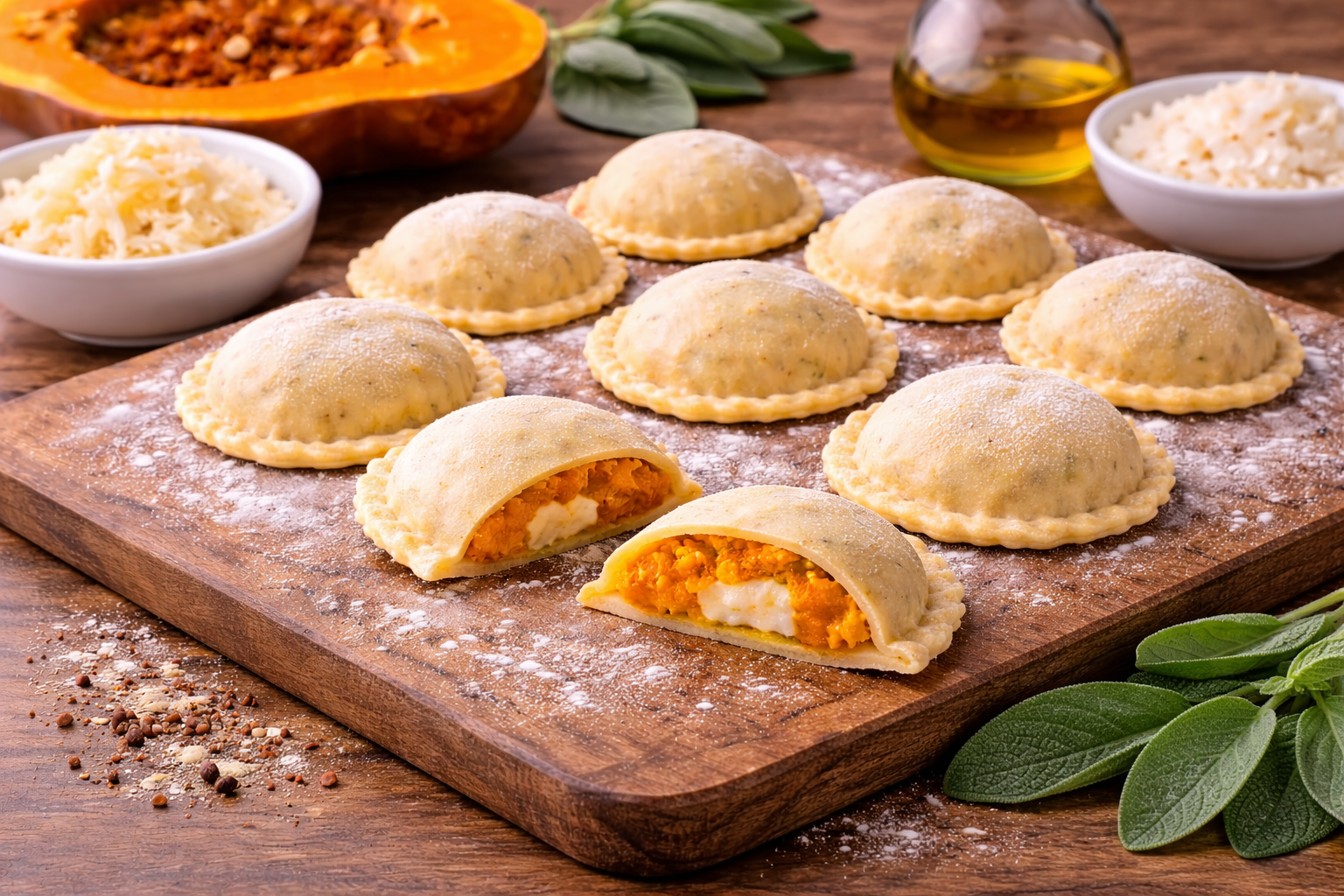 SORRENTINOS DE CALABAZA DE FERRARA