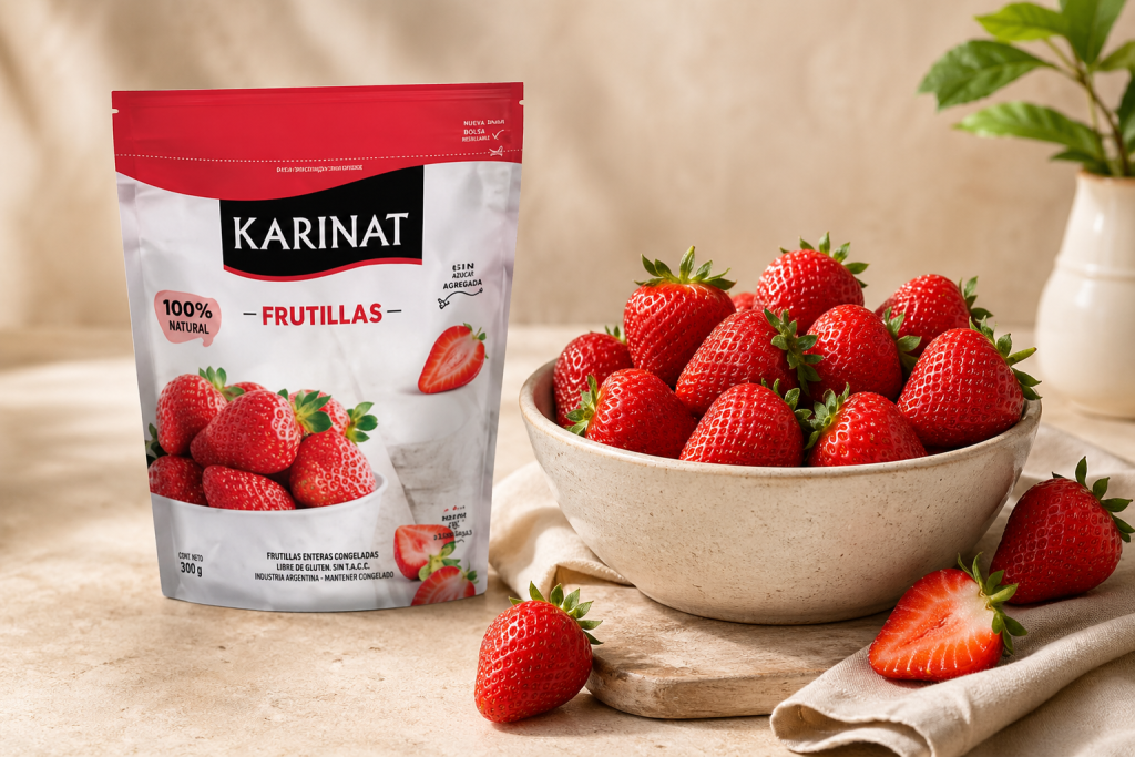 DOYPACK DE FRUTILLAS CONGELADAS KARINAT (300gr)