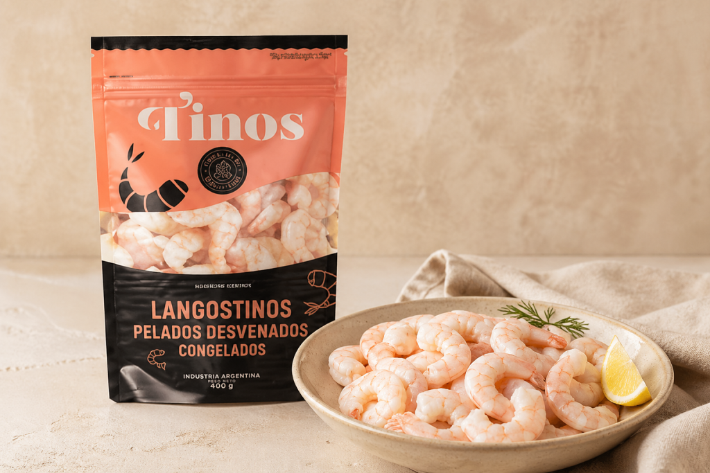 LANGOSTINO PELADO DESVENADO TINOS (450gr)