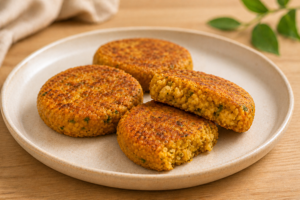 MEDALLONES VEGGIE DE GARBANZO Y CALABAZA (2u)