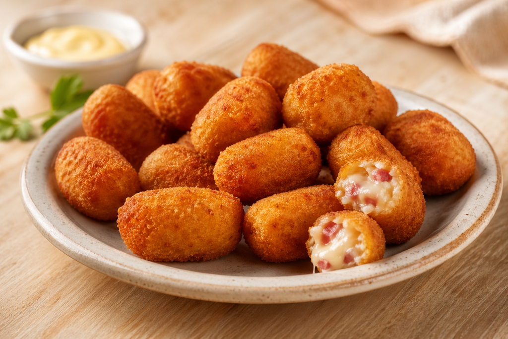 MINI CROQUETAS DE JAMÓN Y QUESO (300gr)