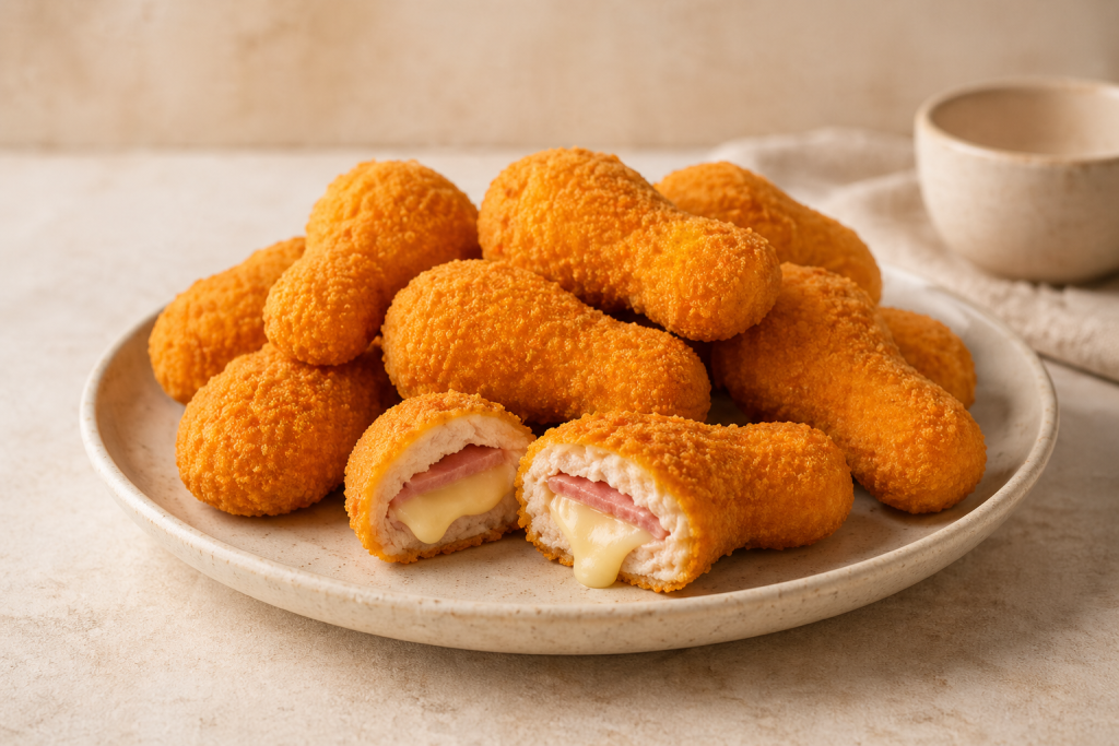 PATITAS DE POLLO CON JAMÓN Y QUESO (2kg)