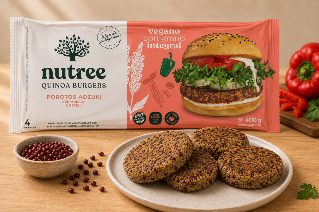 QUINOA BURGERS DE POROTO ADZUKI (4u)