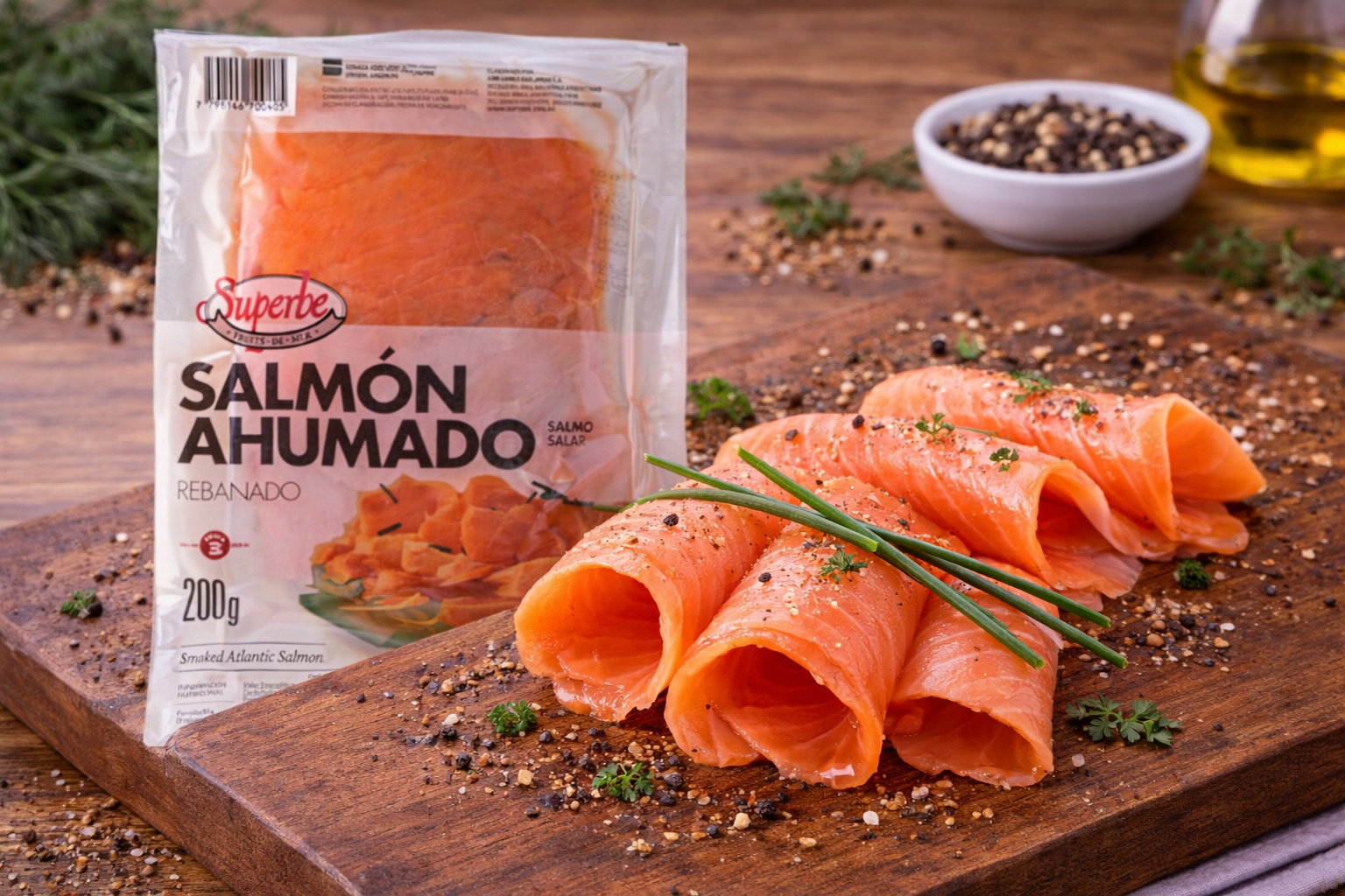 SOBRE DE SALMÓN AHUMADO