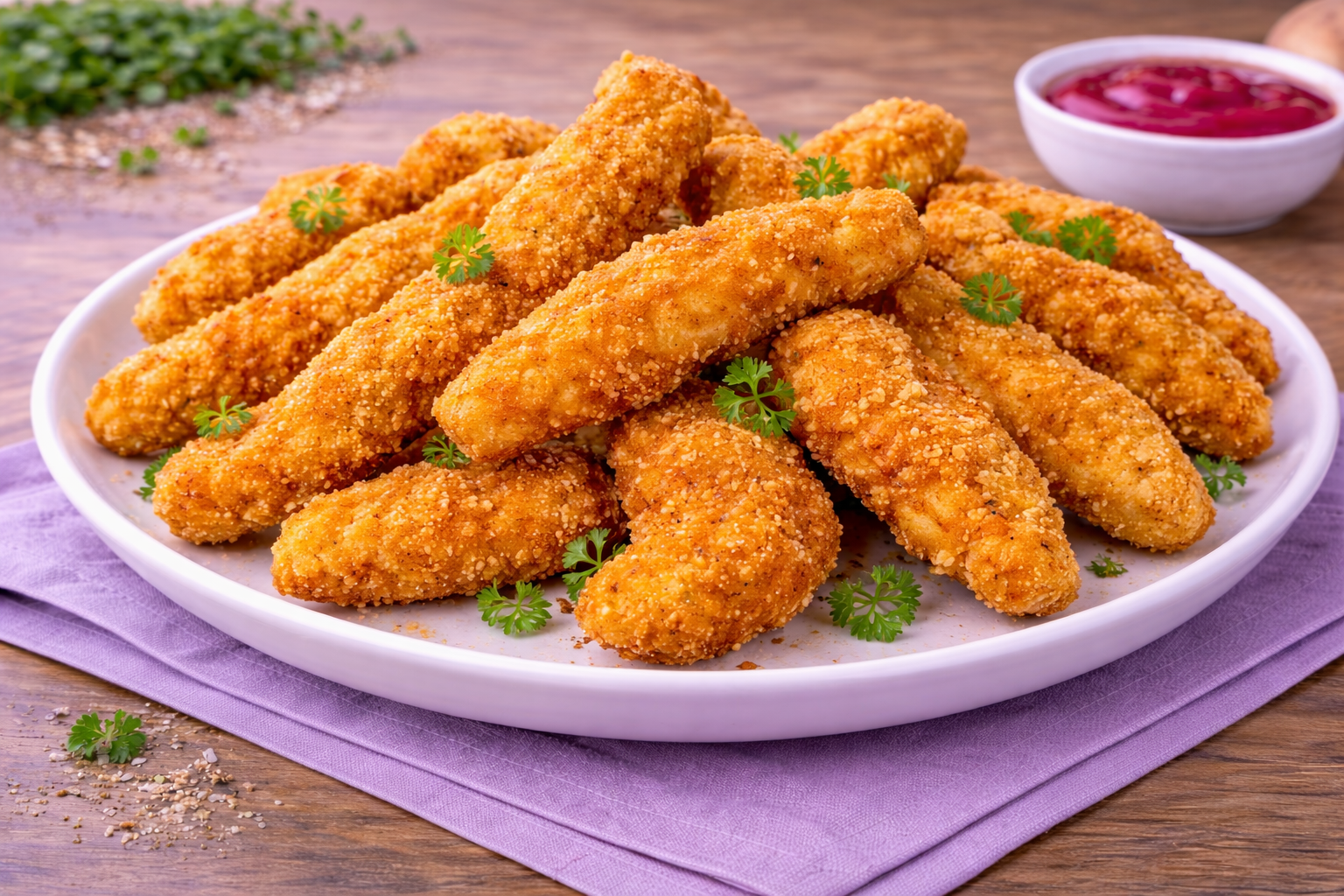 TIRAS DE POLLO REBOZADAS