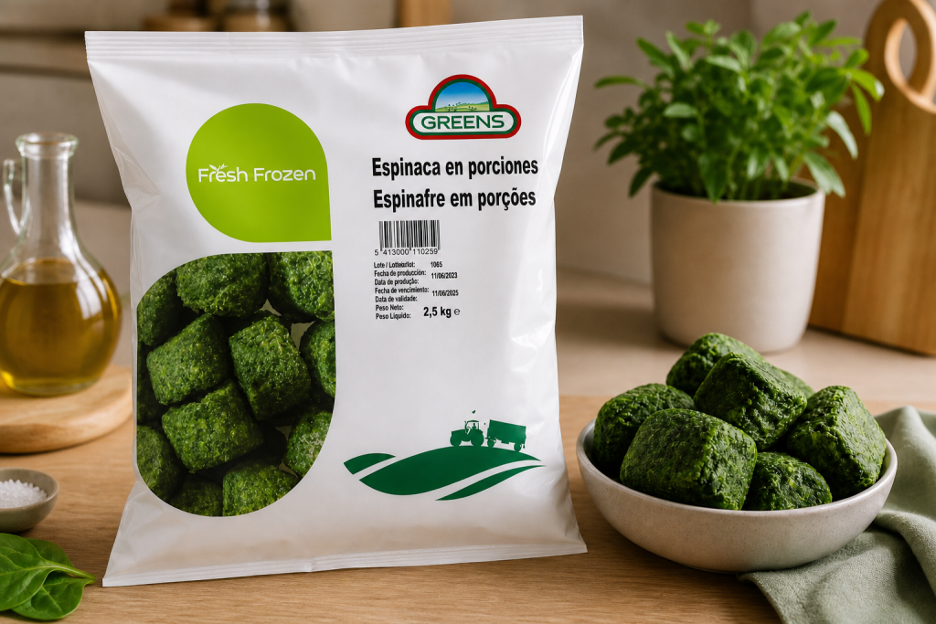 ESPINACA EN CUBOS GREENS (2,5kg)