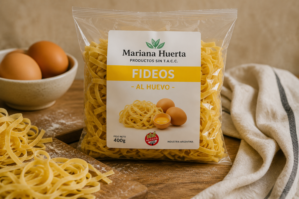 FIDEOS AL HUEVO SIN GLUTEN (400GR.)