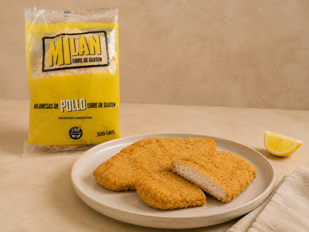 MILANESAS DE POLLO SIN GLUTEN (300gr)